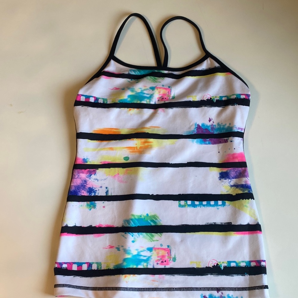 Lululemon multi color tank top